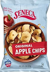 Seneca Original Apple Chips | Made from Fresh 100% Red Delicious Apples | Yakima Valley Orchards | Seasonally Picked | Crisped Apple Perfection | Foil-Lined Freshness Bag | 0.7 ounce (Pack of 24)