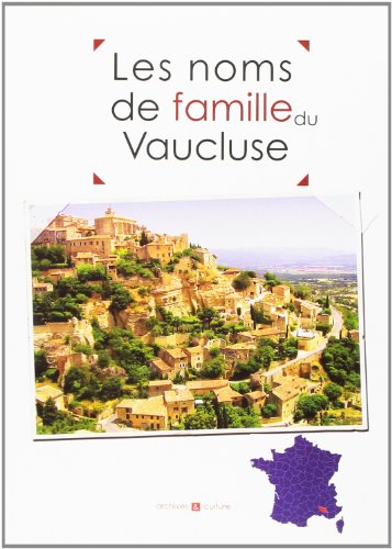 Les  noms de famille du Vaucluse