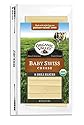Organic Valley, Organic Baby Swiss Cheese, Sliced, 6 oz
