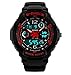 Misskt 30m Water-proof Boys Girls Sport Digital Led Watch with Alarm Stopwatch Children Watch Red