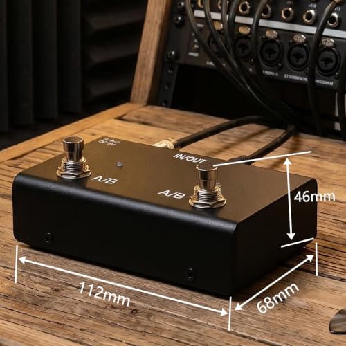 Tavsou ABY Pedal Channel Switches For Guitar Effects Pedal Line AB Selector