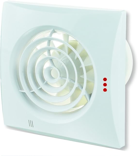 WC Bathroom Extractor Fan With Backdraught Shutter (Nonreturn Valve) 4