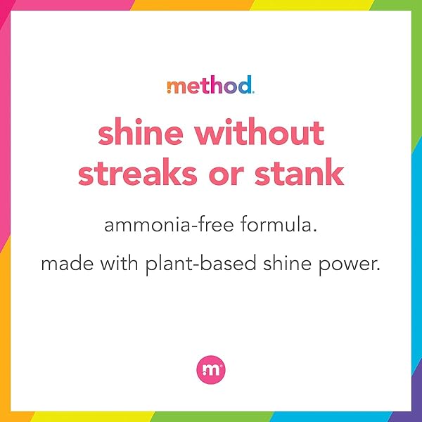 METHOD GLASS CLEANER, MINT, 28 OUNCES