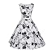 Girl's Classy Audrey 1950s Vintage Rockabilly Swing Party Dress With Belt by HBB