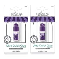 Nailene Ultra Quick Nail Glue (Pack of 2)...