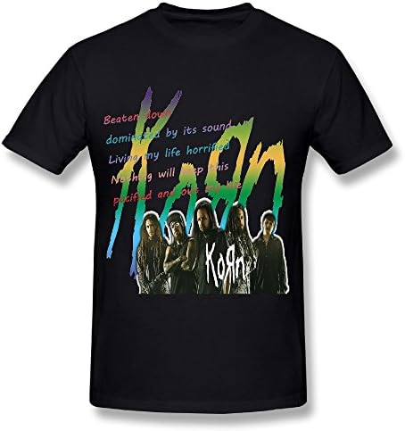Dalef Men's Korn The Serenity Of Suffering Rock Short Sleeve T Shirt Size M US Black