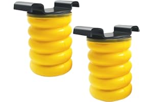 Getanye SSR-610-54 Rear Suspension Helper Springs Replacement for 2000-2022 Toyota Tacoma Tundra Hilux Replacement for 2019-2021 Mitsubishi Triton 2004-2015 Nissan Frontier Titan Yellow