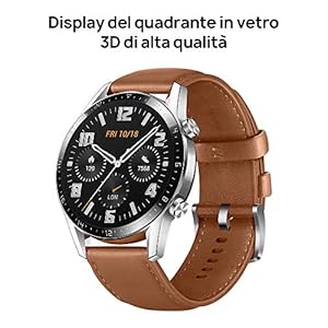 HUAWEI Watch GT 2 (46 mm) Smart Watch, display AMOLED da 1,39 pollici con schermo in vetro 3D, durata della batteria di… - immagine 3