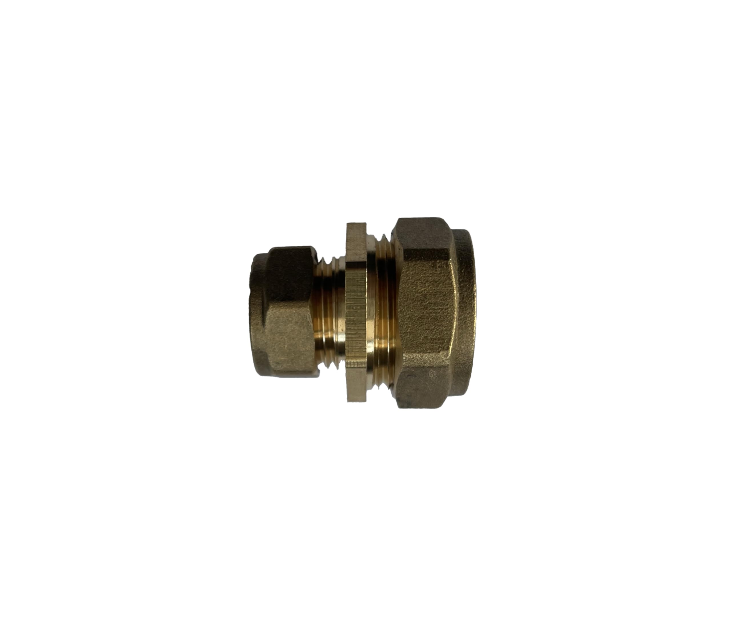 WRAS 22mm to 15mm Reducer - Brass Compression Reducing Connector, Essential Plumbing Fittings, Durable, BS EN 1254-2 Certified 15mm 22mm Adapter
