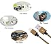 Mribo 2pcs 10FT Lightning Cable Popular Nylon Braided Charging Cable Cord for iphone 6s, 6s+, 6+, 6,5s 5c 5,iPad Mini, Air,iPad5,iPod on iOS9(brown and black)