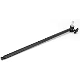 PHOCUS 20" Offset Extension Arm for Convi Clamp | Hex Stud Attach with Super Clamp, Universal Adapter Spigot, for Mounting with Photo Studio Light or Camera