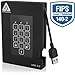 Apricorn Aegis Padlock Fortress FIPS 140-2 Level 2 Validated 256-bit Encrypted USB 3.0 Hard Drive with PIN Access, 500 GB primary