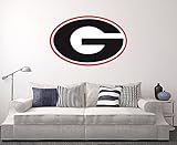 Georgia Bulldogs Wall Decal Home Decor Art NCAA Team Sticker