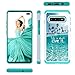 Moment Dextrad S10 Plus Case,Compatible with Samsung Galaxy S10 Plus Case, Heavy Duty Protection Art Pattern Design - Hard Plastic Cover + Soft Silicone Dual Layer Cover (The sea)