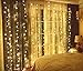 DLPIN 304 LED Window Curtain Fairy Lights with UL Listed for Wedding Home Party