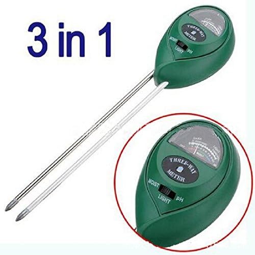 3 in 1 Plant Flowers PH Soil Tester Plant Flowers PH Meter Soil For Gardening Farming Indoor/Outdoor Use