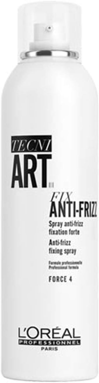 L'Oréal Professionnel Tecni.ART Fix Anti-Frizz Fixing Hairspray, Controls the Look of Frizz, Suitable for All Hair Types 250ml