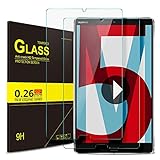 IVSO Huawei MediaPad M5 8.4 Tablet Screen Protector,Scratch Resistant No Bubble 9H Hardness HD Clear Tempered Glass for Huawei MediaPad M5 8.4 Tablet (2pcs)