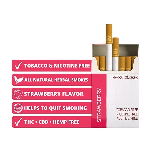 ginseng herbal cigarettes "STRAWBERRY, GINSENG, CHERRY" Herbal Cigarettes (3 Pack), 100%  Tobacco & Nicotine FREE, 100% Natural, Herbal Smokes, Quit Smoking, Made In  England in Kenya