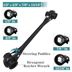 groword 2PC Reversible Ratcheting Wrench