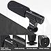 Smartphone Microphone, Camera Microphone Fit for Canon, Sony, Nikon, DSLR Camera/DV, Video Microphone with Real-time Monitoring System, Furry Wind Screen for Phone and Camera (Not for Canon T5i,T6)