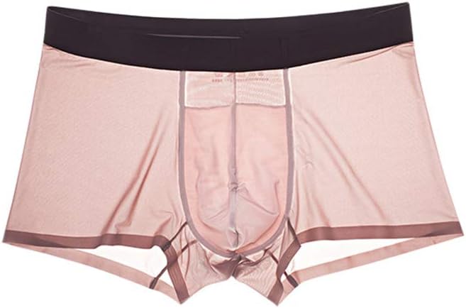 nod gogo Super Breathable Ice Silk Sexy Men Underwear Fast Drying Boxer Briefs Low Rise Trunk