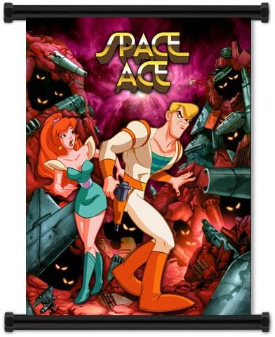 Space Ace Video Game Fabric Wall Scroll Poster (16"x21") Inches