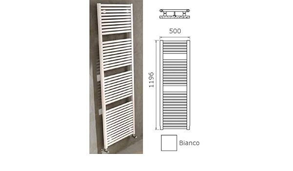 Irsap Radiador Novo, 1196 X 500 Mm, 29 piezas, color blanco ...