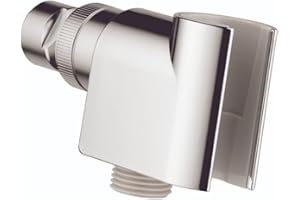 hansgrohe Robust Construction Handheld Shower Head HolderModern in Chrome, 04580000