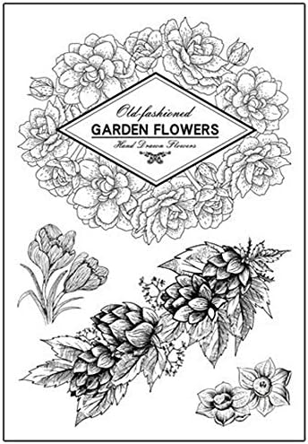 Newest Clear Stamp❧Layhome Stamping Children Adults Scrapbook Decor (Garden)