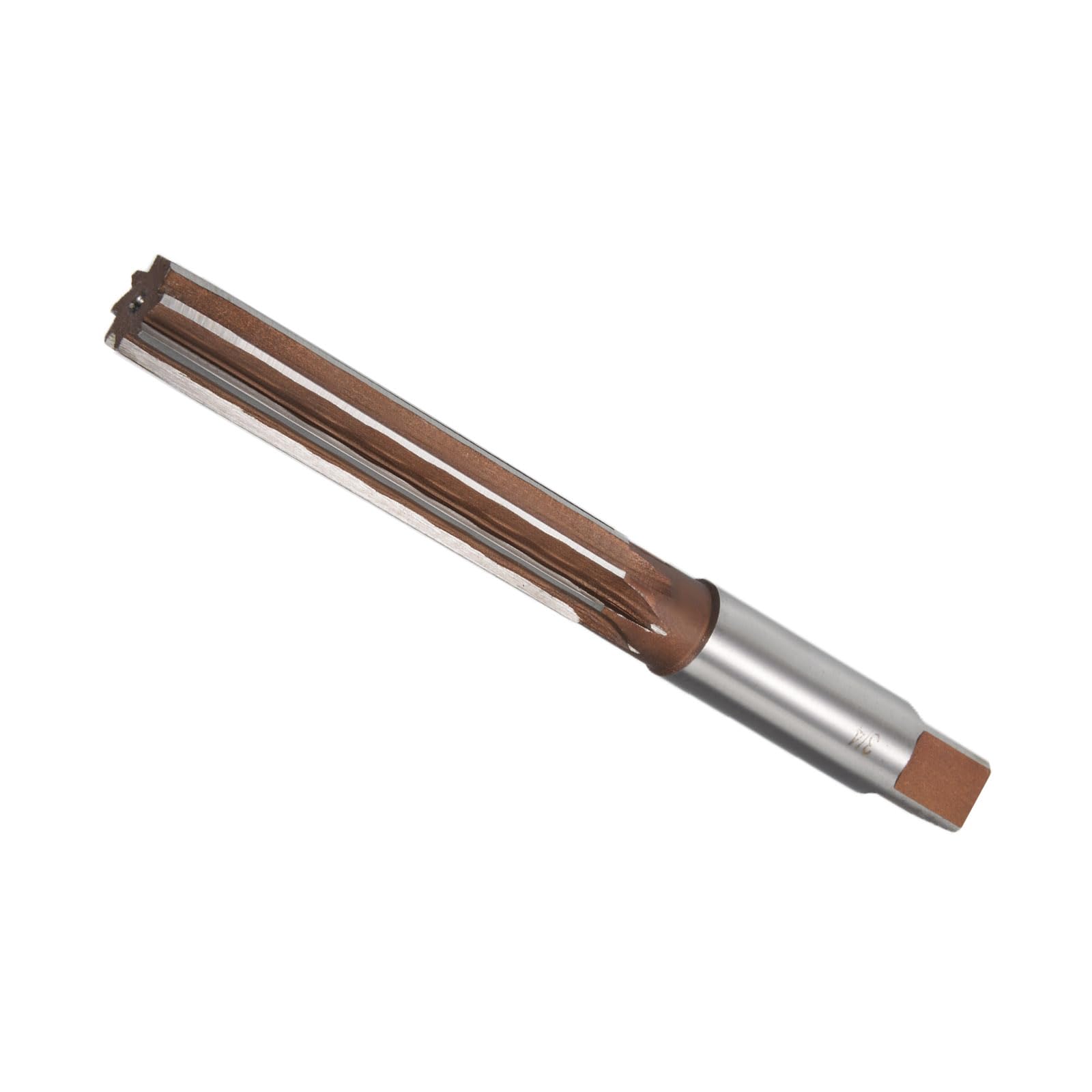 CoCud Hand Reamer, 3/4" Cutting Dia. 8 Flutes, High Speed Steel Milling Cutter Tool - / Applications: for Aluminum Plastic Wood Copper