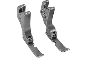 2 PCS Industrial Sewing Machine Cording Zipper Foot P36LN/P36N - for High Shank Singer,Janome, Juki, Brother,Babylock, Elna, 