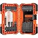 BLACK+DECKER Screwdriver Set, Impact Ready, 32-Piece (BDA32IRDD)