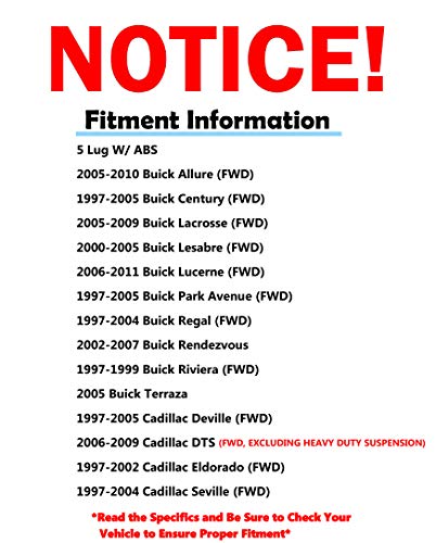 3 DETROIT+Bearing+Assembly+Century+LaCrosse