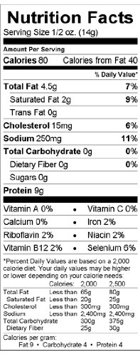 Fried Pork Rinds Plain 6 bags (1.75oz)