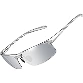 BIRCEN Polarized Carbon-Fiber Sunglasses for Men: Ultralight UV Protection Sun Glasses for Outdoor Sports Fishing Golf Hiking