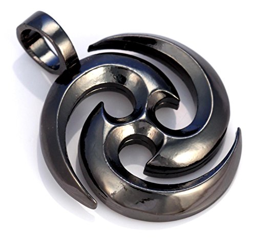 Bico The Source Pendant (E128 Black) - Energy & Movement of Life Source - Black Finished