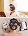 [Sensitive Skin Solution]Ecocharms Lavender Hydrating Paper Masks/Facial Spa Set(8 Sheets x 28 ml) - Deep Moisturizing&Acne Treatment Daily Essential for Women