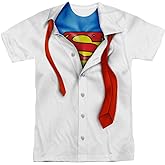 Popfunk Superman Shirt and Tie I'm Superman Costume T-Shirt & Stickers