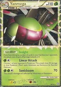 Amazon.com: Pokemon Legend HS4 Triumphant Single Card Yanmega Prime #98 ...
