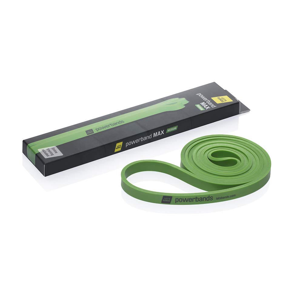 LETSBANDS Powerbands Max Green (Medium) Resistance Band