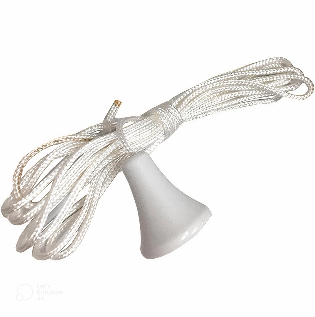 SparesPlanet Bathroom Ceiling Light Pull Cords 2pack - Quality Replacement Cord Pull for Ceiling Switch - Durable Bathroom Light Pull Cord & Bathroom Pull Cord Handle | UK Company