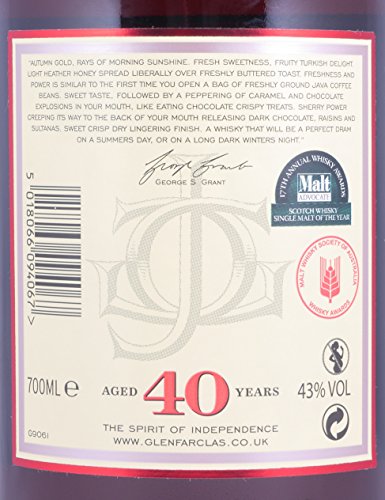 Glenfarclas 40 Years Warehouse Limited Edition Release 2017 Highland Single Malt Scotch Whisky 43,0% Vol. - ein großartiger Glenfarclas Single Malt! – Bild 7