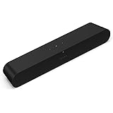 Sonos Ray Barra de Sonido Esencial, para TV, Música y Videojuegos - Negro