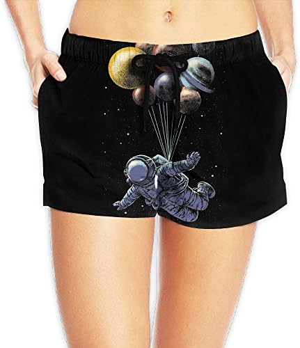 Women's Space Travel Low Waist Summer Swimming Beach Board Shorts Sexy Swim Trunk Pants For Women