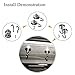 AIDOUT Magnetic Hooks-Strong Powerful and Heavy Duty-4 Pack Hanging Hooks - 40 LB & 80 LB Industrial Grade Multi-purpose Neodymium Hanging Hooks Great for Your Refrigerator and Other Magnetic Surfaces