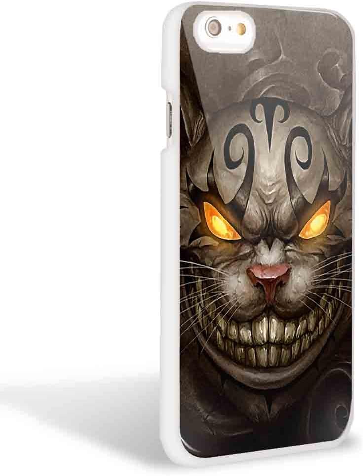 Cheshire Cat Evil Alice in Wonderland for Iphone and Samsung Galaxy Case (iPhone 6 White)