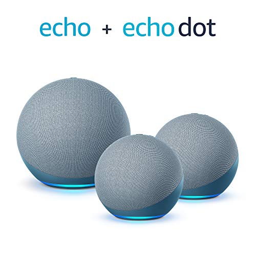 Multi Room Music Starter Kit Echo (4th Gen) + 2 Echo Dot (4th Gen