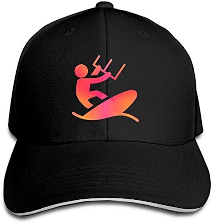 Sandwich Cap Platinum Kitesurfing Durable Baseball Cap Hats Adjustable Peaked Trucker Cap