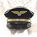 Adult Pilot Hat Navy Blue One Size Fits Most